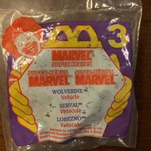 McDonald’s Marvel Wolverine Toy NEW 1996
